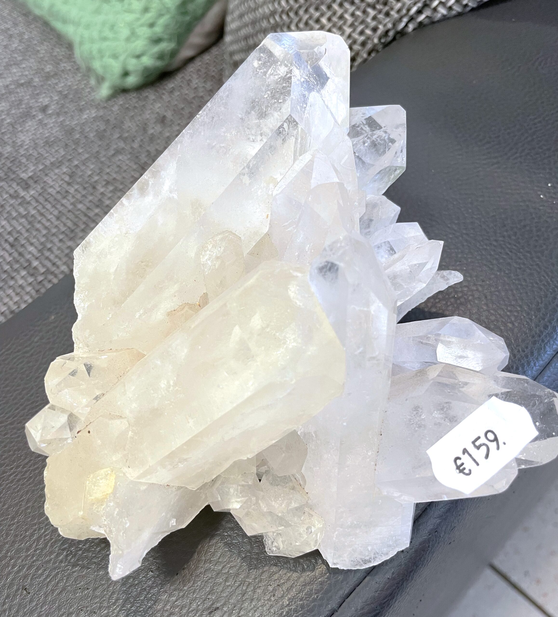 Bergkristall Stufe groß 14 cm - Klarheit 5 SanjaNatur®