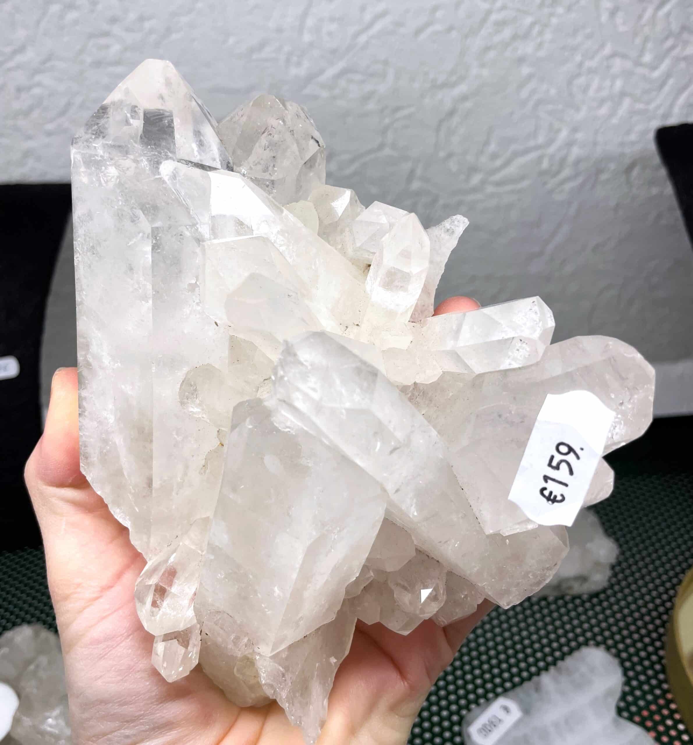 Bergkristall Stufe groß 14 cm - Klarheit 2 SanjaNatur®