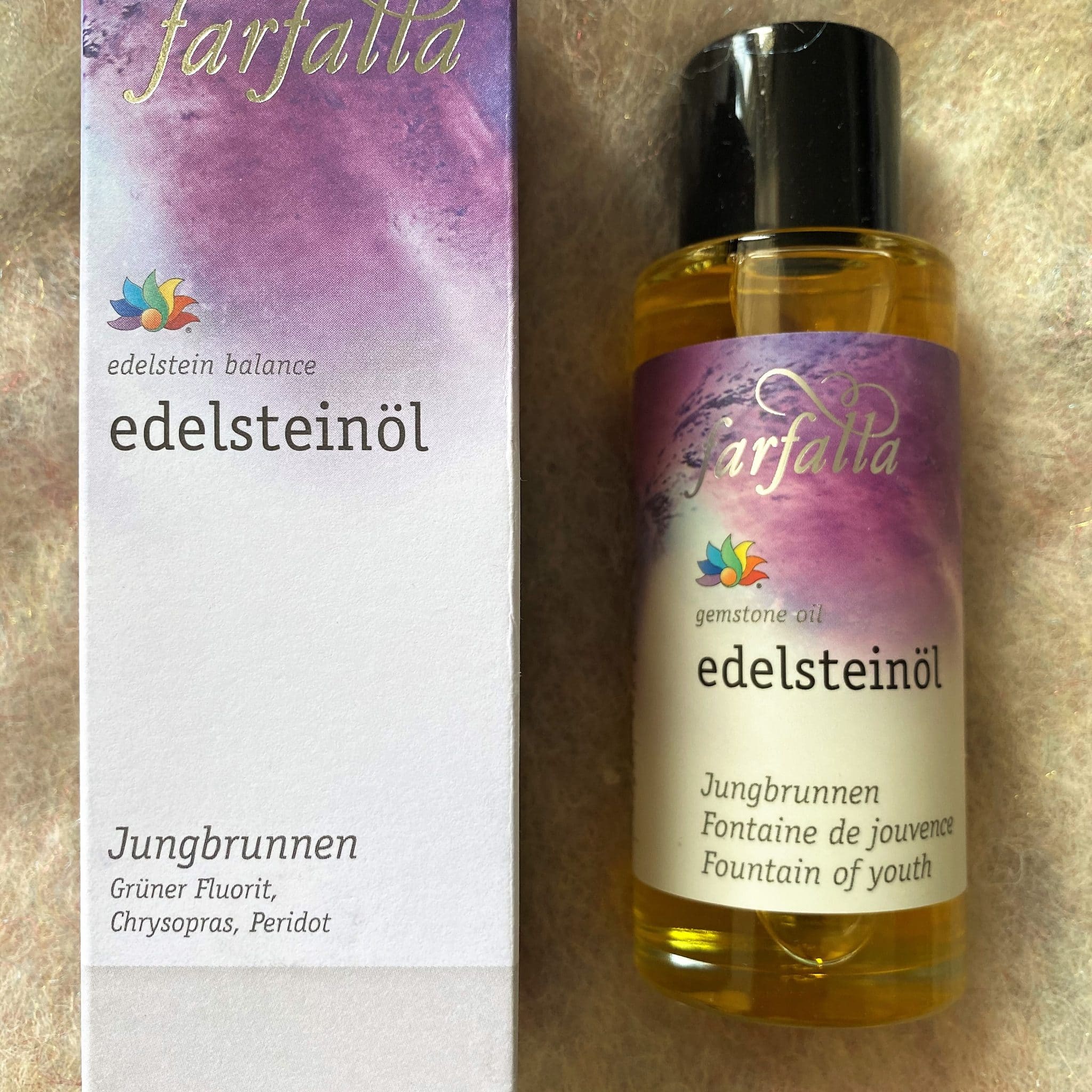 Bio Edelstein-Öl Balance® "Jungbrunnen" 80 ml - farfalla 1 SanjaNatur®