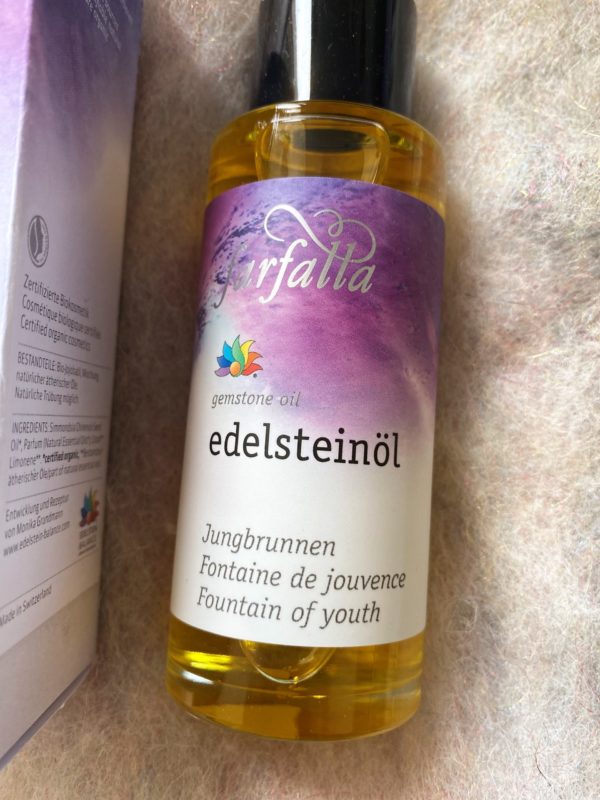 Bio Edelstein-Öl Balance® "Jungbrunnen" 80 ml - farfalla 2 SanjaNatur®