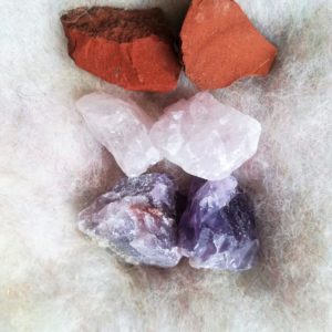 Baby Geoden Kristall Ohrhänger - glitzerndes Träumchen 13 SanjaNatur®
