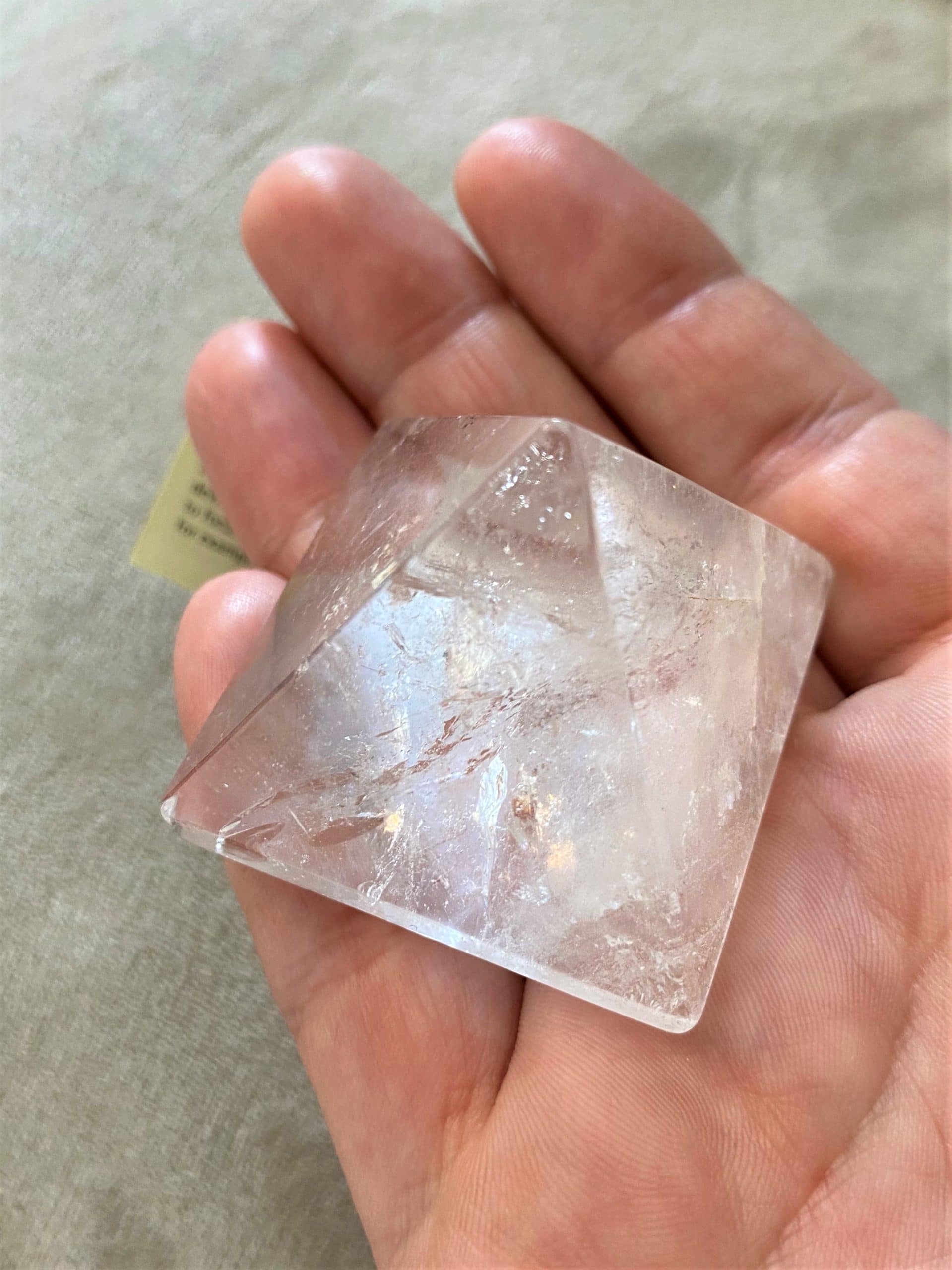 Heilstein-Pyramide Bergkristall, 4 cm 1 SanjaNatur®