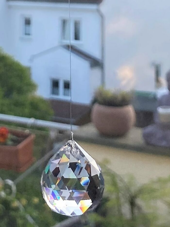 Prisma Regenbogenkristall 3 cm 3 SanjaNatur® - Edelsteine & Coaching