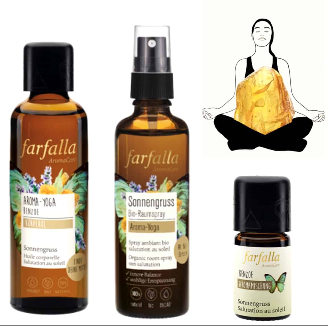 Aroma-Yoga - Farfalla Ätherische Öle - Verschiedene Kombinationen 1 SanjaNatur®