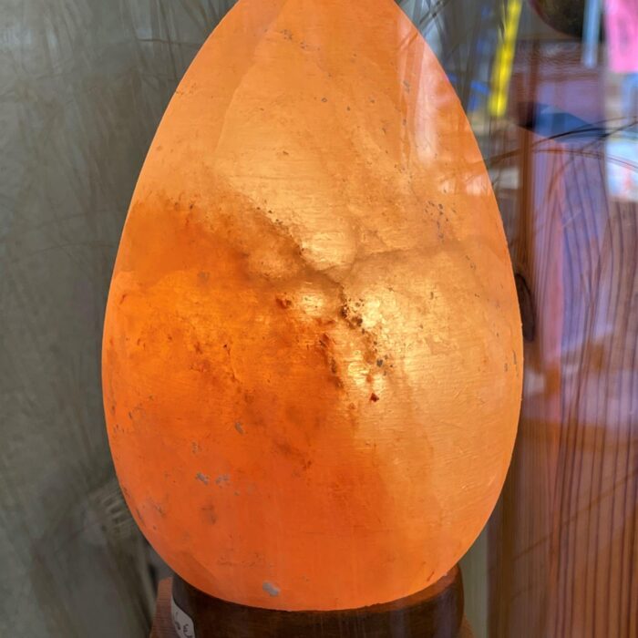Salzkristall Lampe Oval 20 cm - Raum Mineralisierung 1 SanjaNatur® - Edelsteine & Coaching