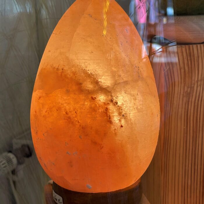 Salzkristall Lampe Oval 20 cm - Raum Mineralisierung 2 SanjaNatur® - Edelsteine & Coaching